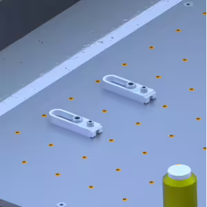 CAD Model of CNC Modular Toe-clamp System